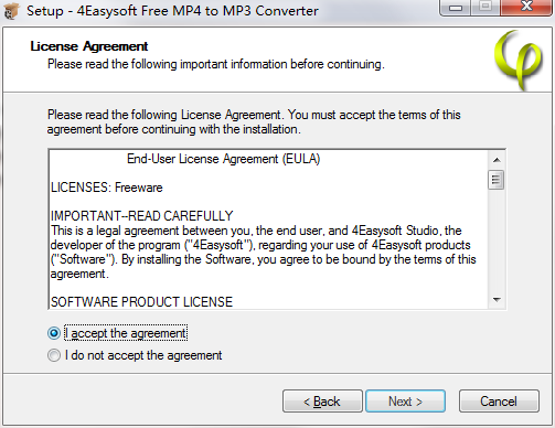 4Easysoft Free MP4 to MP3 Converter截图