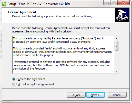 Free 3GP to AVI Converter截图