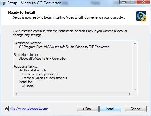Aiseesoft Video to GIF Converter截图