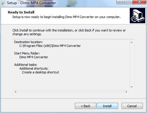 Dimo MP4 Video Converter截图