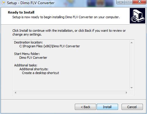 Dimo FLV Video Converter截图