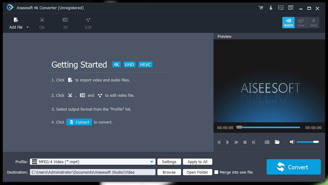 Aiseesoft 4K Converter截图