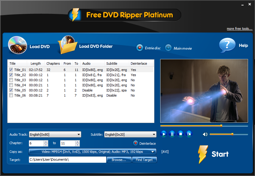 Afree DVD Ripper Platinum段首LOGO