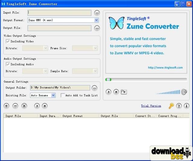 TingleSoft Zune Converter  1.8.299