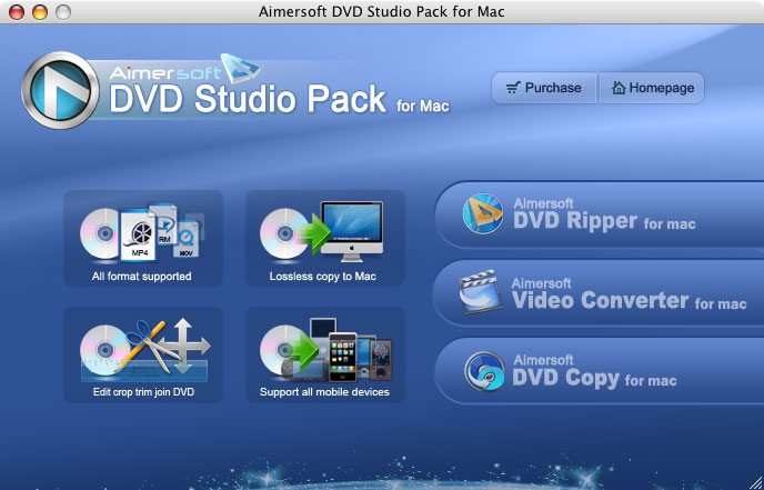 Aimersoft DVD Studio pack for Mac  1.8.2.1