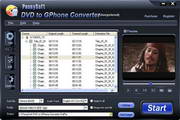 PeonySoft DVD to GPhone Converter  2.5.0
