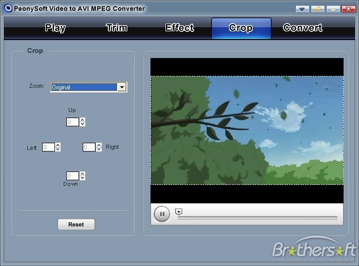 PeonySoft Video to AVI/MPEG Converter段首LOGO