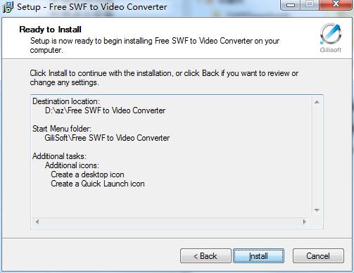 Free SWF to Video Converter截图