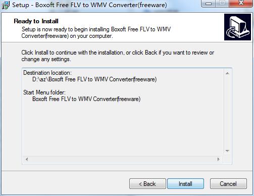 Boxoft Free FLV to WMV Converter截图