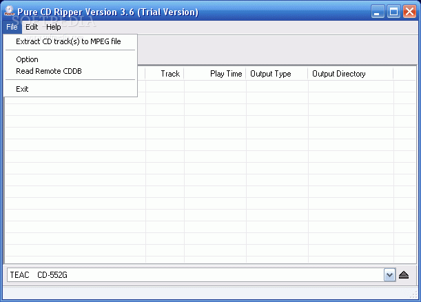 Pure CD Ripper段首LOGO