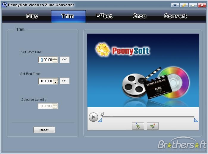 Peonysoft Zune Converter段首LOGO
