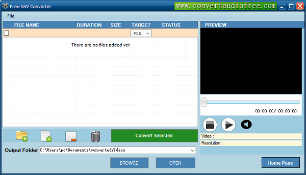 Free M4V Converter截图