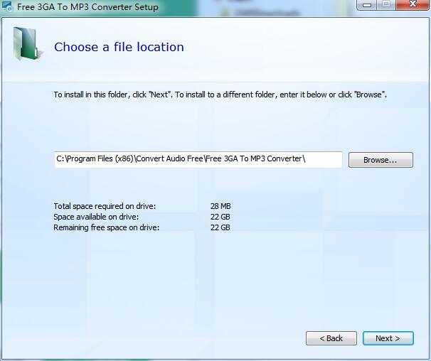 Free 3GA To MP3 Converter截图