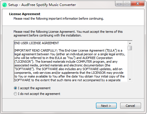 AudFree Spotify Music Converter截图
