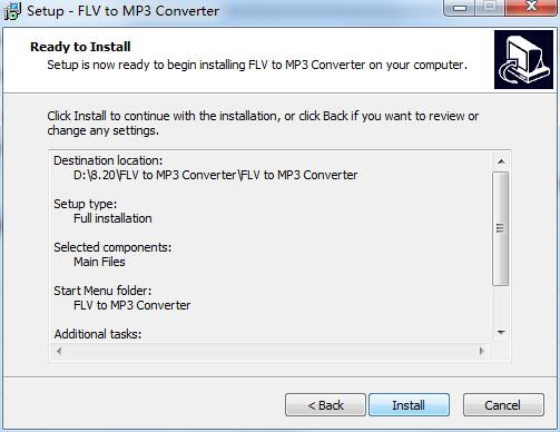 AbyssMedia FLV to MP3 Converter截图