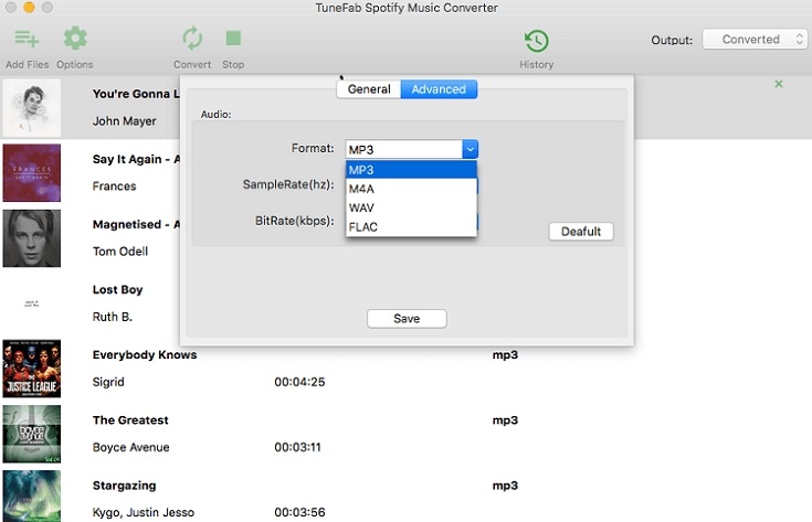 TuneFab Spotify Music Converter截图