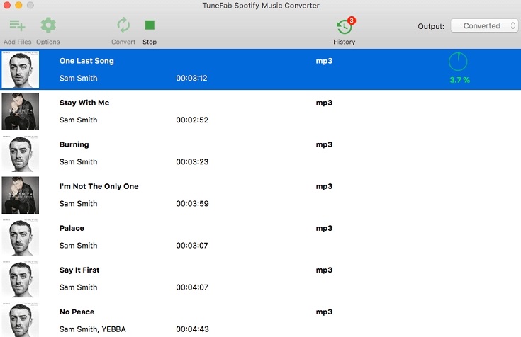 TuneFab Spotify Music Converter截图