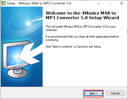 4Musics M4A到MP3转换器截图